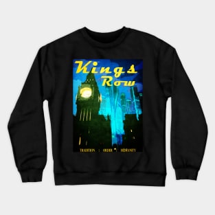 King's Row Vintage Travel Poster Crewneck Sweatshirt